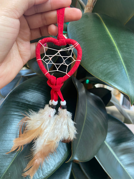Heart dream catcher (small )