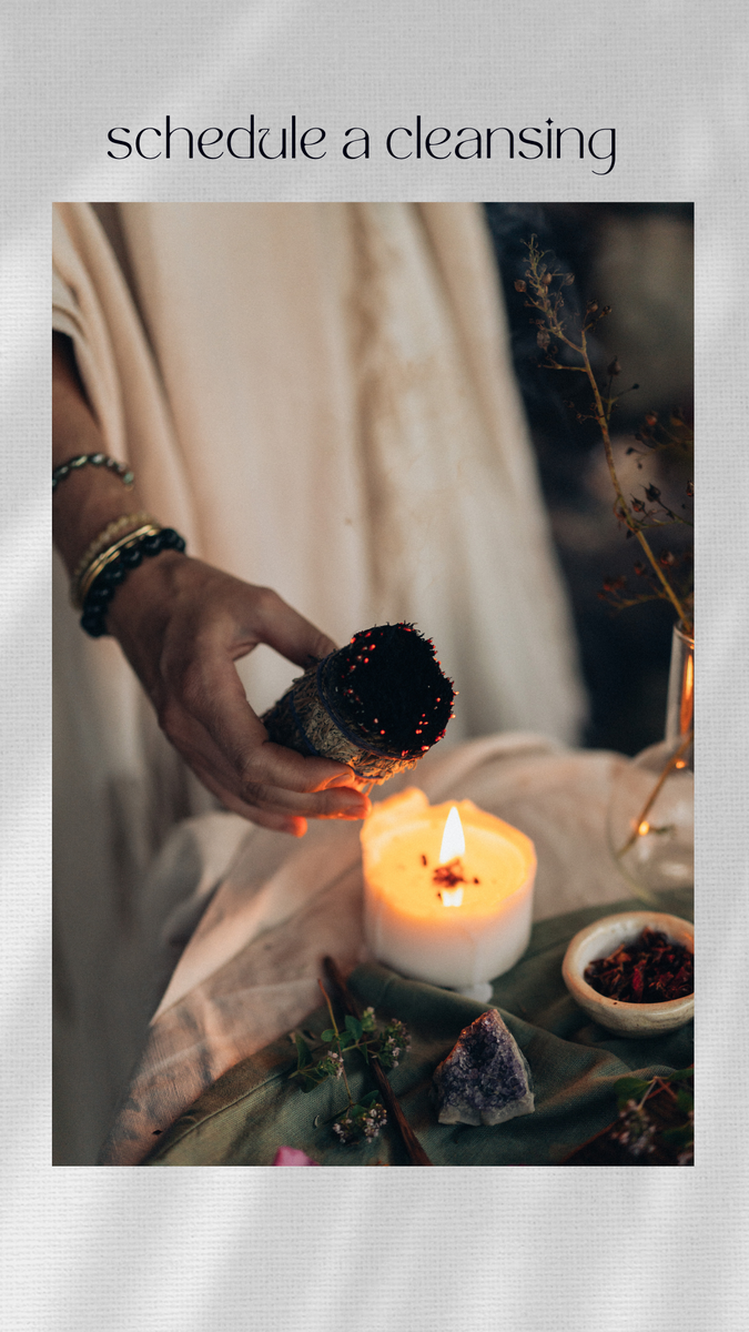 Schedule a limpia/ cleanse Mystic Botanica