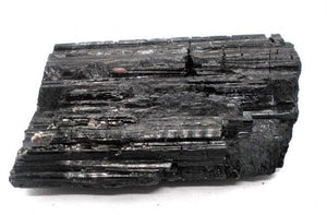 Large black turmaline crystals