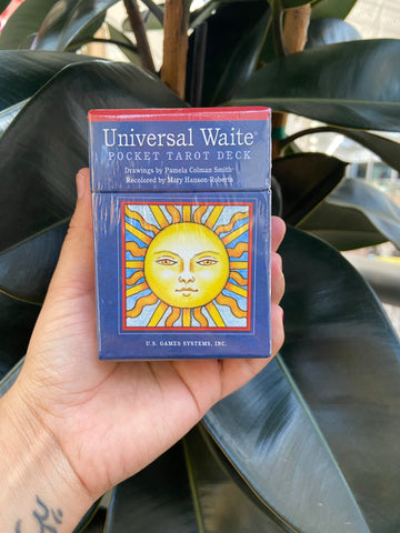 Universal waiter pocket tarot deck