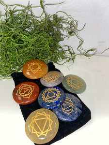 Seven chakra stones packs (large)