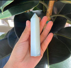 Opalite crystal tower point