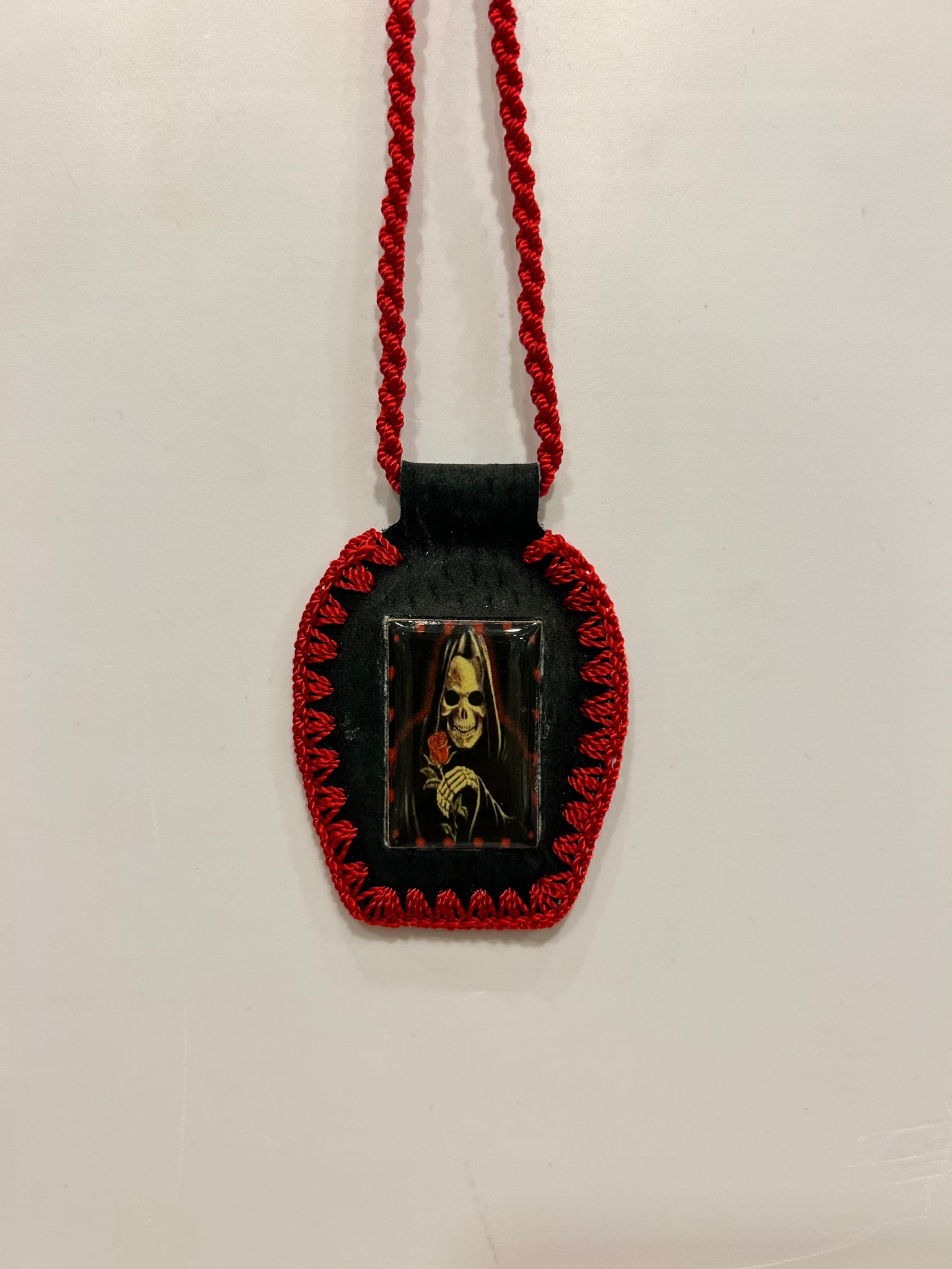 Santa muerte necklace