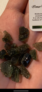 Moldavite crystal